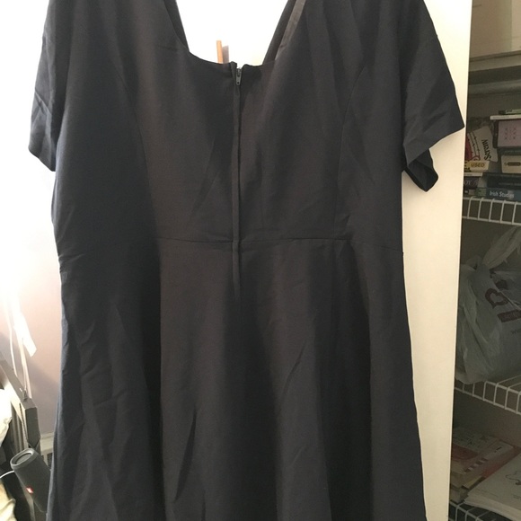 Navy Blue Dress ASOS Curve - Picture 3 of 4